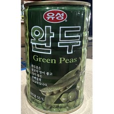 상세페이지 참조 완두콩 캔 신창 400g업소용 식자재 식재료 대용량 식당용 단체 급식용, 1개