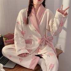 도톰한 잠옷 홈웨어 겨울잠옷 상하세트 집에서입는옷 숙면 수면 여성 파자마 따뜻한