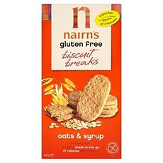 Nairns Nairns Biscuit Breaks - Oat & Syrup 160g (Pack of 4 Nairns Nairns 비스킷 브레이크 - 귀리 & 시럽 160g (4팩, 4개