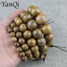 Yanqi 치킨 윙 우드 불교기도 비즈 티베트 말라 불상 팔찌 묵주 나무 팔찌 여성 남성 쥬얼리 pulseira|끈 팔찌|