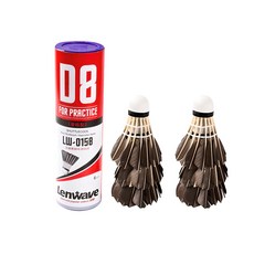 런웨이브 로이마스터 깃털 셔틀콕 LW-0158 1개 블랙 6개입 상품 이미지