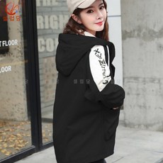 셀럽당 여성 트렌치 코트입니다. 쇼트 코트 봄가을 시상박 캐주얼 상의
