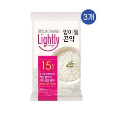 대상 라이틀리 밥이될 곤약 (3~4인분용), 200g, 3개