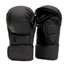 MMA 빵글러브 훈련 샌드백 에스 연습용 복싱 흰색 오픈핑거 글러브, 업그레이드 빵 블랙 * L * 1개, 1개