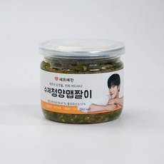 셰프애찬 미우새 수제 청양 맵짤이 멸치 고추 다대기 땡초장 다짐장 만능 반찬 캠핑 음식 여행템, 2개, 250g