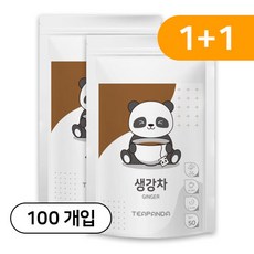 티판다 국산 생강차 친환경 삼각티백, 2개, 50개입, 1g