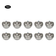 Hffheer 10PCS Rabbit Water Feeder Cage Stainless S Hffheer 10PCS 토끼 급수기 케이지 스테인레스 스틸 수정 그릇 안티 스크래치 식, Hffheer 10PCS Rabbit Water Fee, 1개