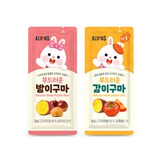 엘빈즈 부드러운 고구마말랭이 밤이구마&감이구마, 1봉(6개입), 부드러운 감이구마