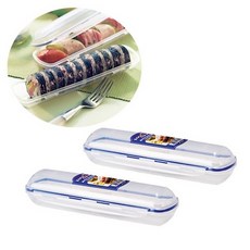 락앤락 김밥 케이스 세트 휴대용 김밥용기 김밥보관통 수저통, 2개, 2p set