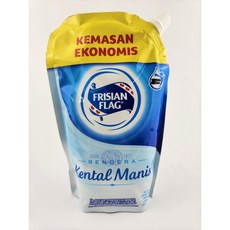 킹 푸드 프리시안 플래그 끈딸 마니스 파우치 연유 545g King Foods Frisian Flag Manis, 1개