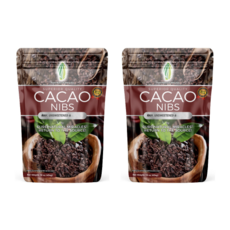 [해외]Pure Natural Miracles 100% PureCacaoNibs Unsweetened Dark Chocolate Nibs 퓨어 카카오닙스 언스위트 다크 초콜릿 닙스, 2팩, 454g