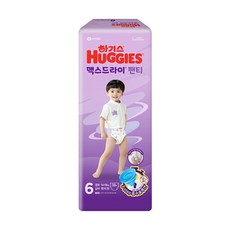 하기스 24년형 맥스드라이팬티 6단계 (남아), 38매