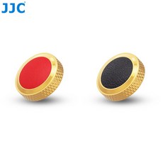 Jjc 2 pcs 소프트 셔터 버튼 디럭스 셔터 릴리즈 버튼 fujifilm canon nikon sony leica 용 순수 구리 카메라 버튼 만들기, 2개 패키지 3, 2개