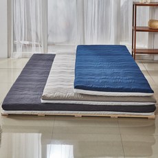 케미컬라텍스 70T 토퍼 두꺼운 바닥 요매트 자취방 1인용 매트릭스