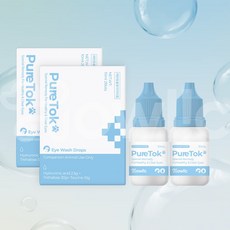 [더블세트] 하울릭 퓨어톡 강아지 고양이 인공눈물 안약 눈세정제, 4개, 10ml