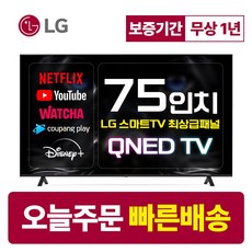 LG 75인치 TV QNED 4K 스마트 TV 최신형 퀀덤닷 75QNED80 LED 미러링 넷플릭스 유튜브, 지방권벽걸이(상하브라켓), 75인치형