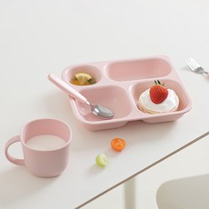 탁가온 네모 에코젠 유아 4구 식판