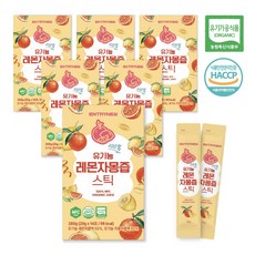 레자몽 엔트리뉴 100% 유기농 레몬 자몽즙 스틱, 6박스, 280g 6박스, 280g