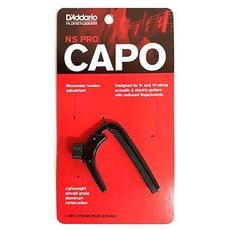 던롭 카포 기타 우쿨렐레 CAPO, 선택03-다다리오카포 NSCAPO PRO블랙, 1개