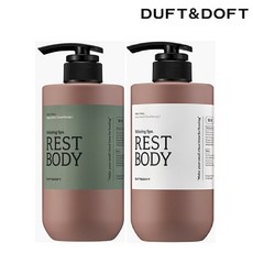 더프트앤도프트 릴렉싱스파 클라우드우디 바디로션500ml+바디워시500ml