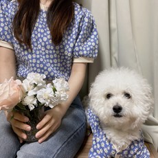 강아지잠옷트윈룩