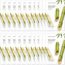 네이처리퍼블릭 리얼 네이처 마스크팩 대나무 10+10