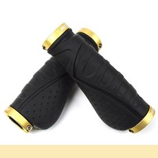 알루미늄 합금 자전거 핸들 바 그립 라이딩 바이스 장비 산악 액세서리, 9) Black-Yellow, 1개