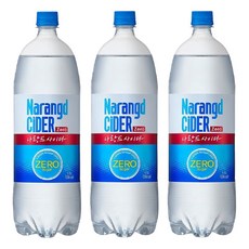 나랑드사이다 1.5L 낱개 / 3페트 칼로리제로 제로슈거, 3개