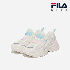 [휠라 슈즈] [공식] 휠라 키즈 레이플라이드 플렉스 운동화 WHITE PINK