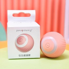 전기 공 자동 롤링 스마트 훈련 자가 이동 애완 동물 강아지, A.diameter 4.3cm