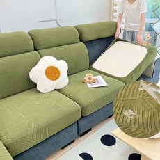 휴가 3/4 커버 방수 시트 2 쿠션 자카드 1 소파 슬립