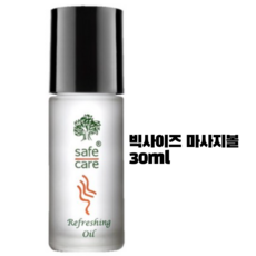 아로마 오일 롤온 멘톨 페퍼민트 천연 에센셜 비염 코막힘 졸음방지, 30ml, 1개
