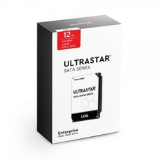 (Western Digital Ultrastar HDD 패키지 12TB DC HC520 HUH721212ALE600 패키지 (3.5HDD/ SATA3/ 7200rpm/ 256MB) (단일 패키지/단일, 1, 단일 모델명/품번