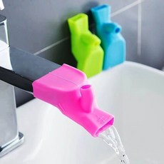 알티피아 수도꼭지 연장 연결 양치 세안 실리콘 어댑터 (WC68DF2), 01.블루, 1개