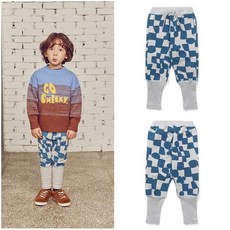 데님인더박스라인블럭조끼