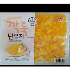 깍둑단무지 일미 3KG, 1개