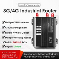 4G 3G LTE 산업용 무선 WiFi 라우터 2.4Hz 300M W SIM 카드 슬롯 EG25-G 미니 PCIe 모뎀 글로벌 버전 VPN VPDN PPTP L2TP