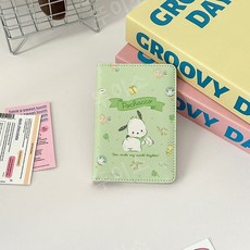 산리오 포차코 시나모롤 헬로키티 여권 케이스 지갑 수납 홀더 파우치