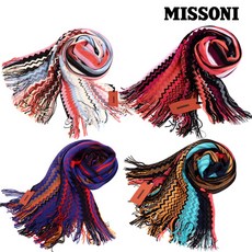 [미쏘니] MISSONI 시그니처 울 머플러