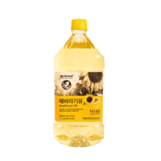 노브랜드 해바라기유 2L X 4개 대용량 발연점높음 튀김 볶음 구이 향거의없음 자취생선물