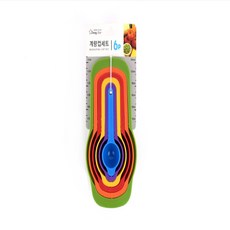 플라스틱 계량스푼 이유식 계량컵 6P, 계량컵세트 6p
