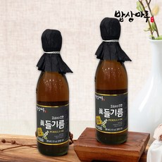 밥상마루 들기름 350ml, 2병