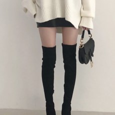 오브제스트 / 스웨이드 니하이부츠