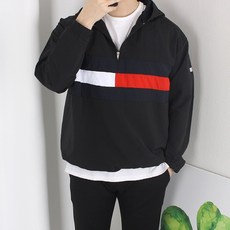 남녀공용 토미 반집업 아노락 후드 바람막이 / 3color