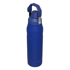 스테인레스 스틸 대용량 야외 휴대용 아이스크림 컵 더블 진공 핸들 보온병 컵, 다크 블루, 24oz