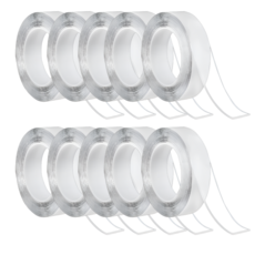 초강력 실리콘 도톰 양면 투명 테이프 15mm x 3m, 10개