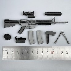 M16 12인치피규어 M4 소품 1/6 MK12 7종, F 12인치피규어 소품 1/6