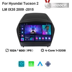 NaviFly 현대 투싼 2 LM IX35 2009 2015 카플레이 내비게이션 안드로이드 올인원 차량 지능형 시스템 비디, 1개, 05 M100CP 1G 32G