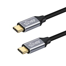 컴튜 C to C PD 고속 충전 케이블 100W USB3.1 Gen2, 2M, 1개