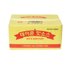 태원 (일) 테이준 핫소스 1박스 (4gx1000개), 4g